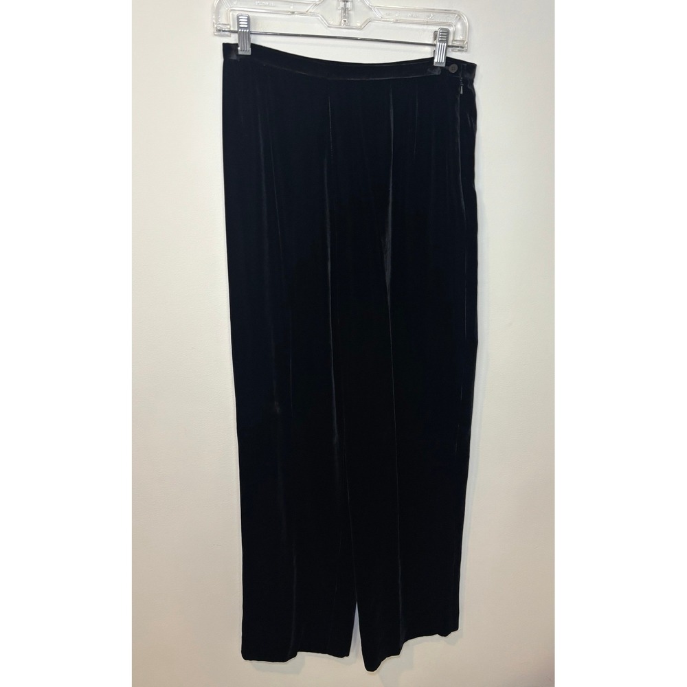 Talbots‎ Women's Size 8 Black Velvet Pants